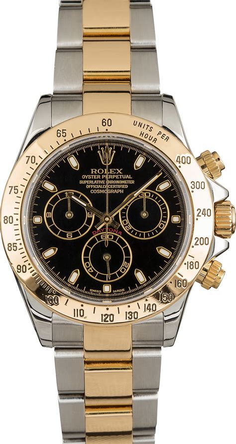 rolex daytona two tone gold face|Rolex daytona certified pre owned.